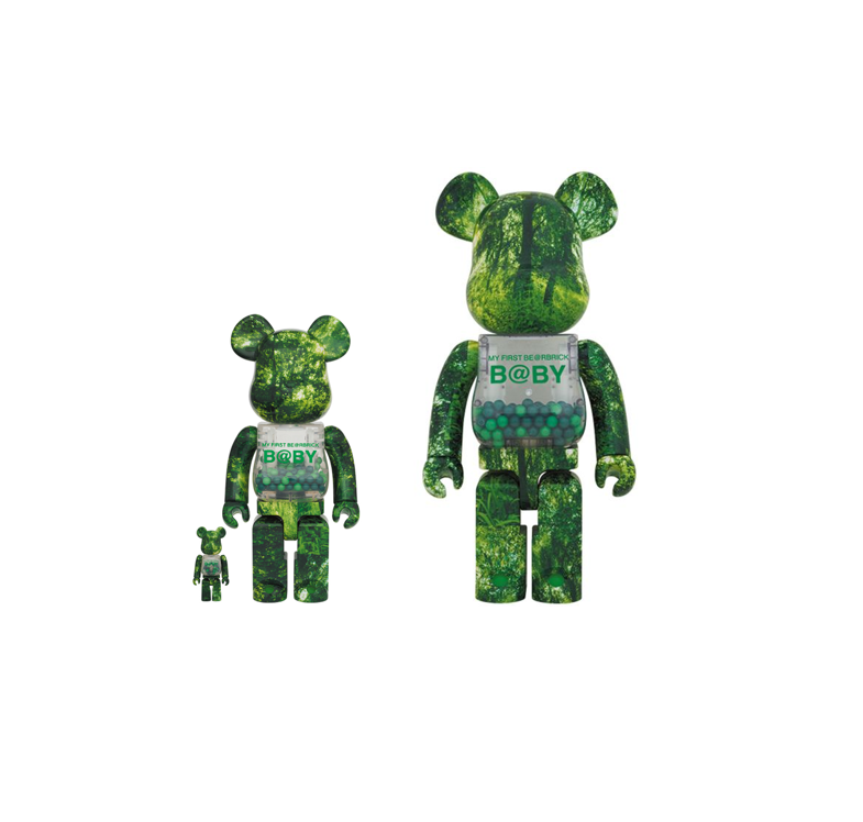 MY FIRST BE@RBRICK B@BY FOREST GREEN Ver. 1000％/ Ver. 100％ & 400